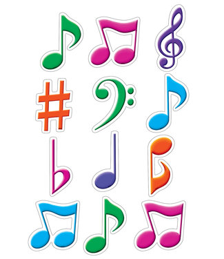Teacher Created Resources Musical Notes Mini Accents
