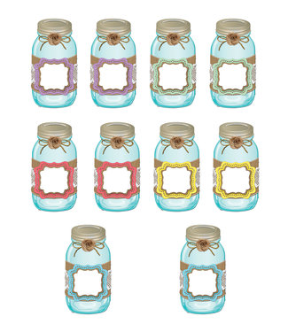 Teacher Created Resources Shabby Chic Mason Jars Accents