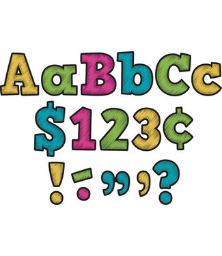 Chalkboard Brights Bold Block 4" Letters Combo Pack