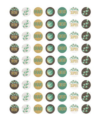 Teacher Created Resources Eucalyptus Mini Stickers