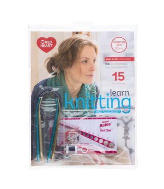 Red Heart Learn Knitting-Starter kit