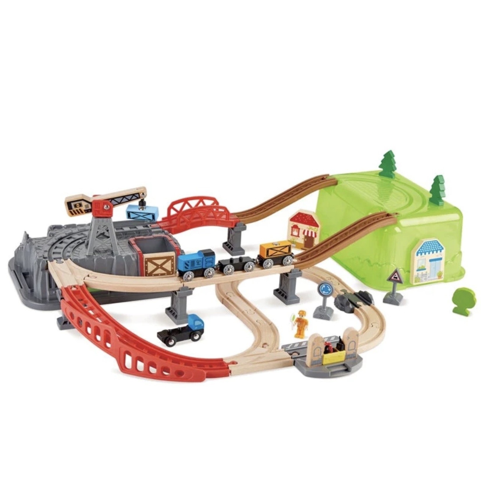 Hape Railway Bucket-Builder-Set DS