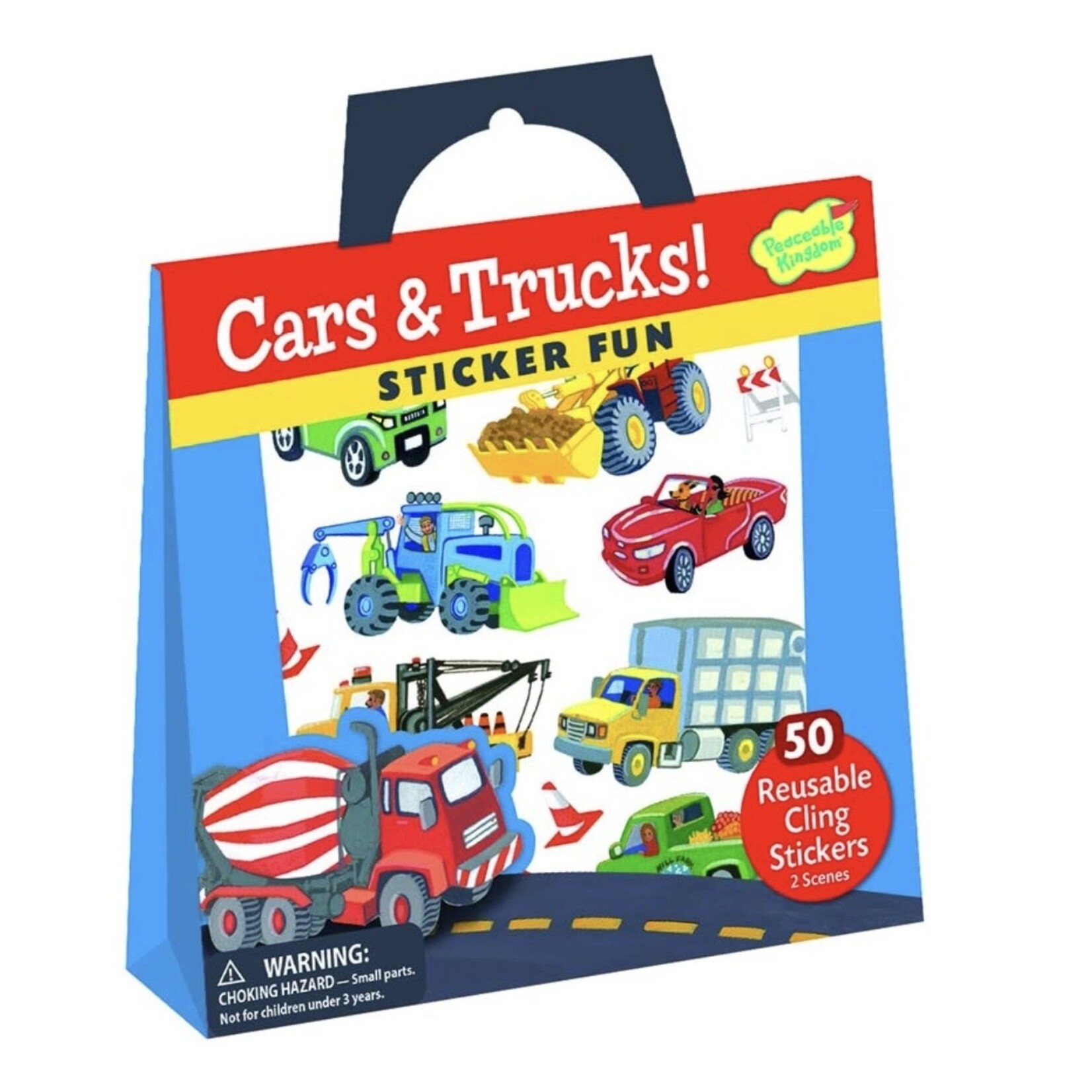 MindWare Sticker Tote: Cars and Trucks