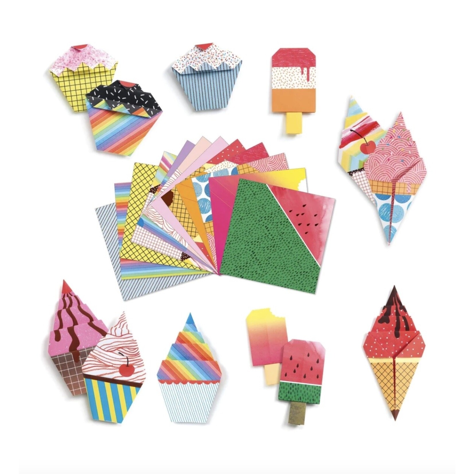 Djeco Sweet Treats Origami Paper Craft Kit