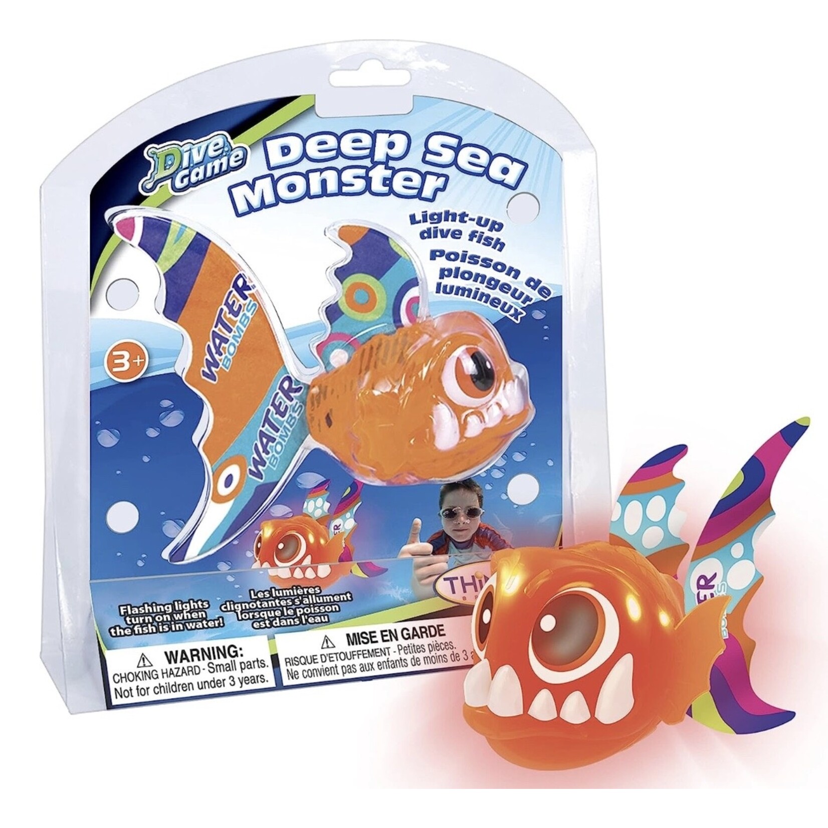 Thinair Brands Light-Up Deep Sea Monster - Dive Toy