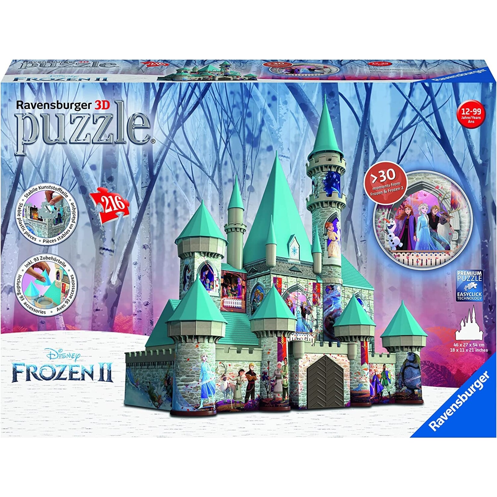 Ravensburger Frozen Castle 3D 216 pc 3D Puzzle