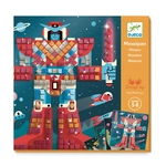 Djeco Space Battle Sticker Mosaic Craft Kit