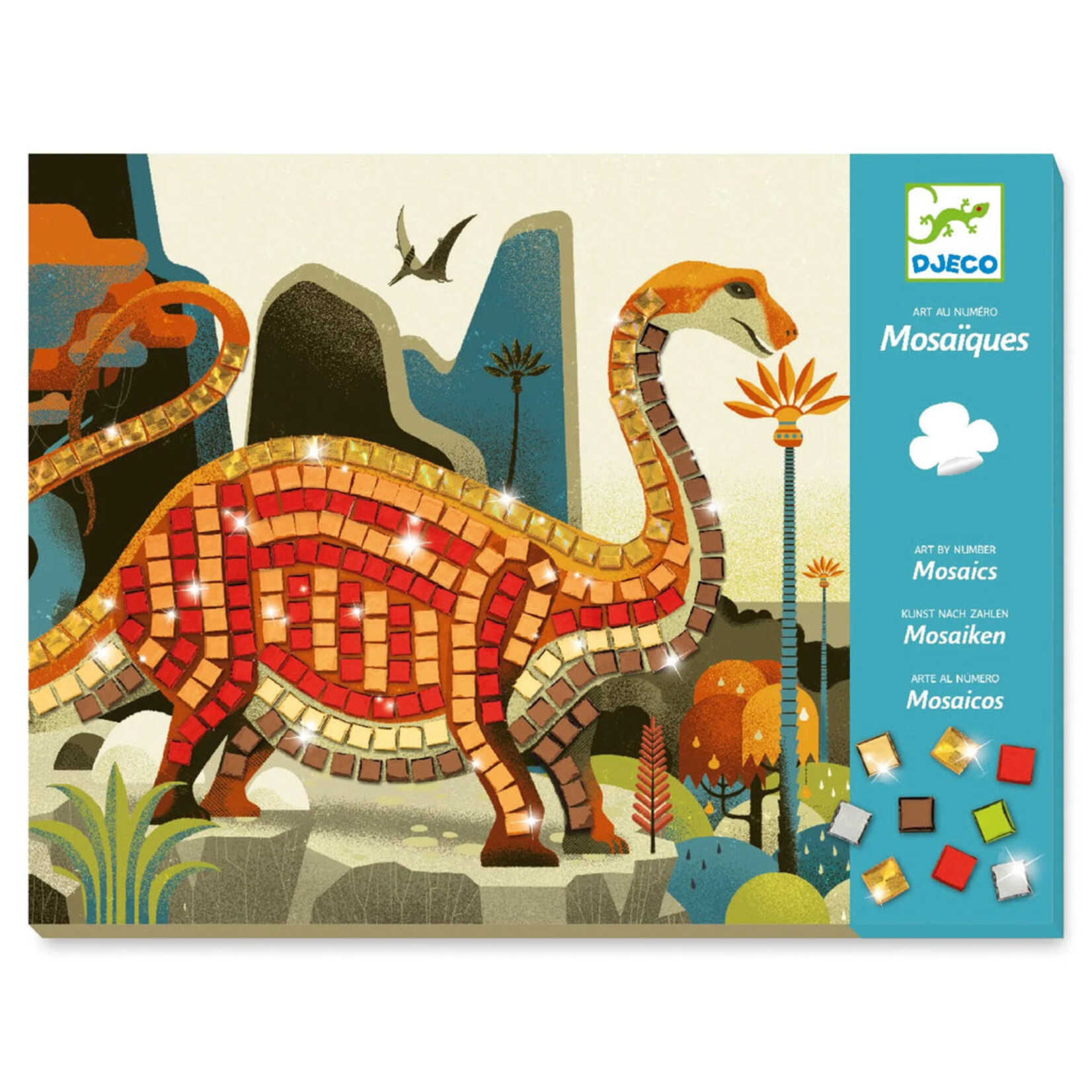 Djeco Dinosaurs Sticker Mosaic Craft Kit