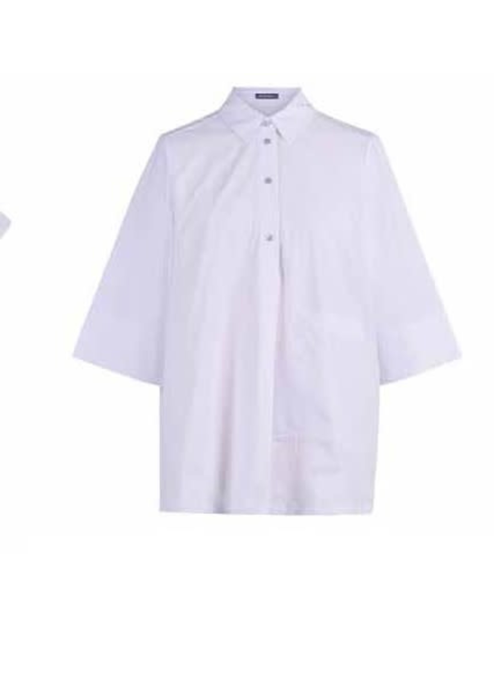 ALEMBIKA St220w white cotton collared shirt