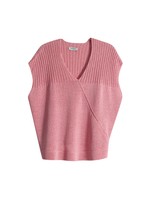SYBIL b5617 pink knit top