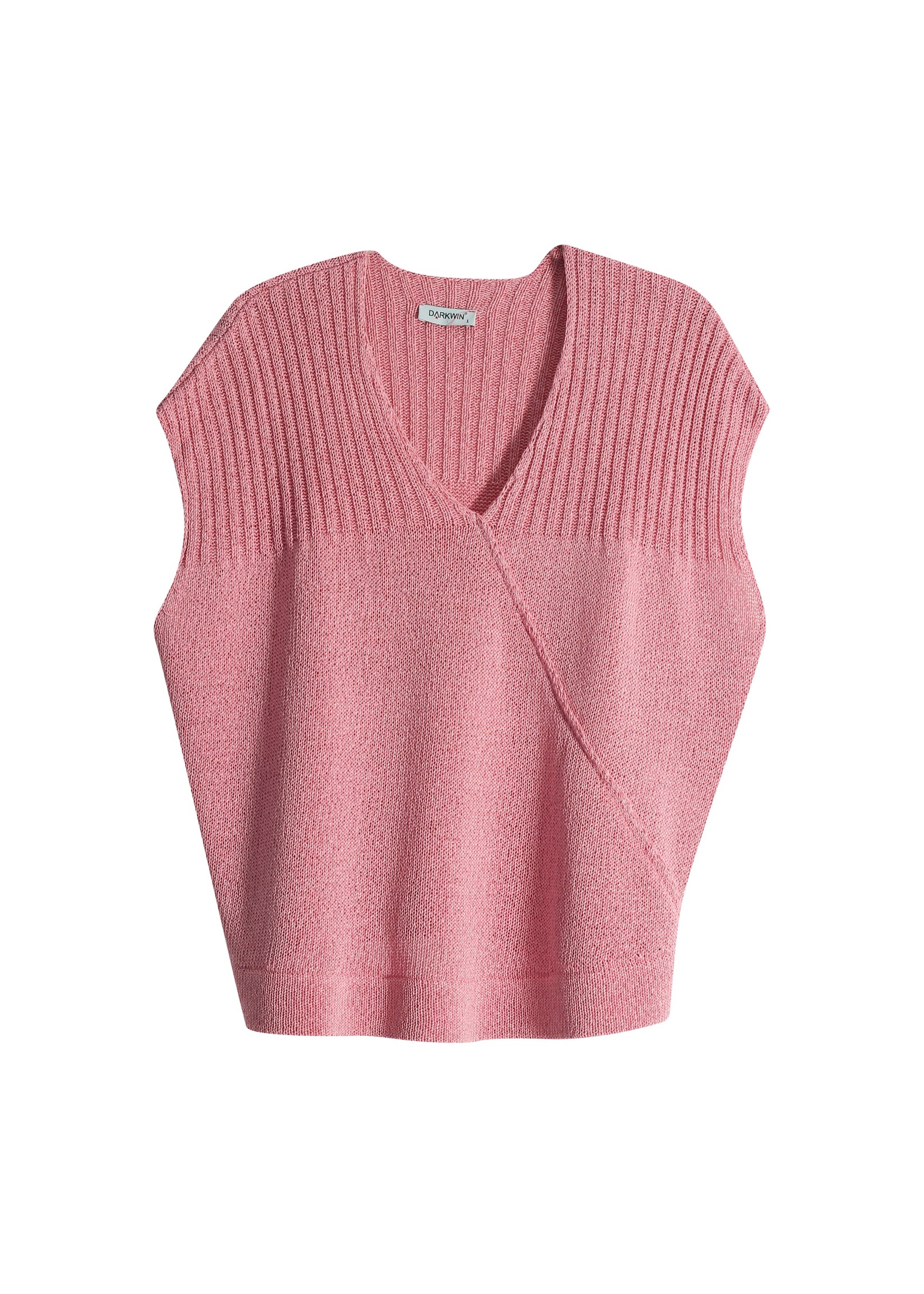 SYBIL b5617 pink knit top