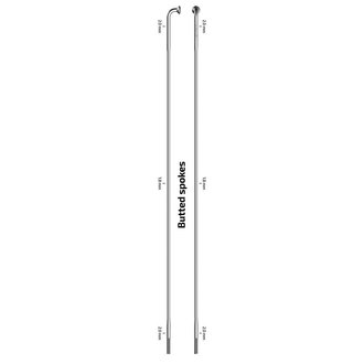 Sapim Race Rayons 2,0/1,8mm 14/15G Renforcés sur mesure Sapim Race Rayons 2,0/1,8mm 14/15G Renforcés sur mesure