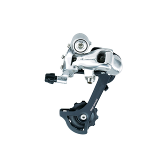 Microshift Dérailleur Arrière Argent R10 à Cage Moyenne Microshift Dérailleur Arrière Argent R10 à Cage Moyenne
