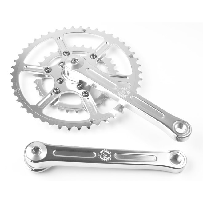Plateau 48T et pédalier 170mm pour vélos pliants avec motif trou carré