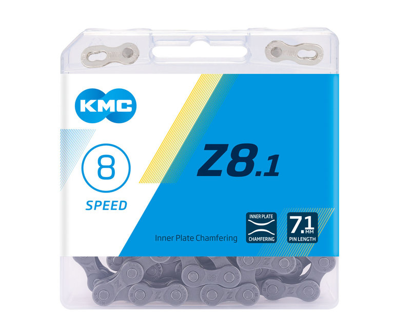 Chaine KMC Z Series Chain Gris / Grey - C&L Cycles