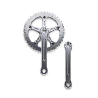 Bassi Narrow-Wide Crankset High Silver Bassi Narrow-Wide Crankset High Silver