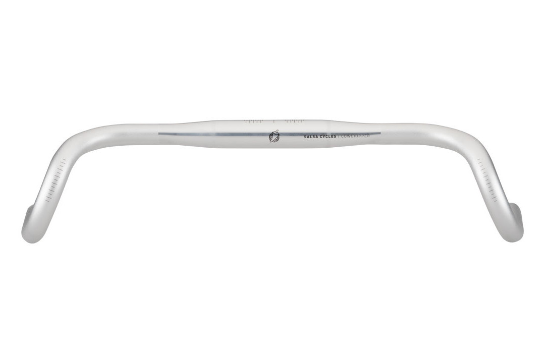 パーツ SALSA CYCLES COWCHIPPER DELUXE BAR Salsa Cowchipper Deluxe Drop Handlebar - Aluminum, 31.8mm - C&L Cycles