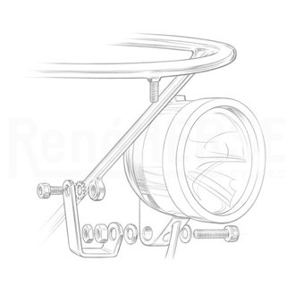 Rene Herse Rack Light Mount