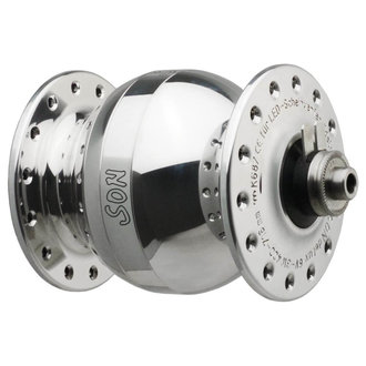 Schmidt Original Nabendynamo (SON) SONdelux Wide Body QR Dynamo Hub Schmidt Original Nabendynamo (SON) SONdelux Wide Body QR Dynamo Hub
