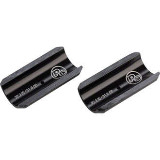 Problem Solvers Black Handlebar Shims 22.2 to 31.8mm