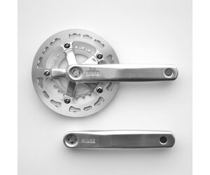 レアSILVER クランク 34/24 110/74 BCD RIVENDELL レアSILVER クランク 34/24 110/74 BCD RIVENDELL レアSILVER