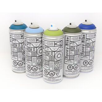 Spray.Bike Peinture Aerosol Spray.Bike - Série London, Bleus et Verts Spray.Bike Peinture Aerosol Spray.Bike - Série London, Bleus et Verts