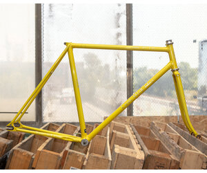 NJS Gan Well Pro Track Frame 51cm Yellow - C&L Cycles