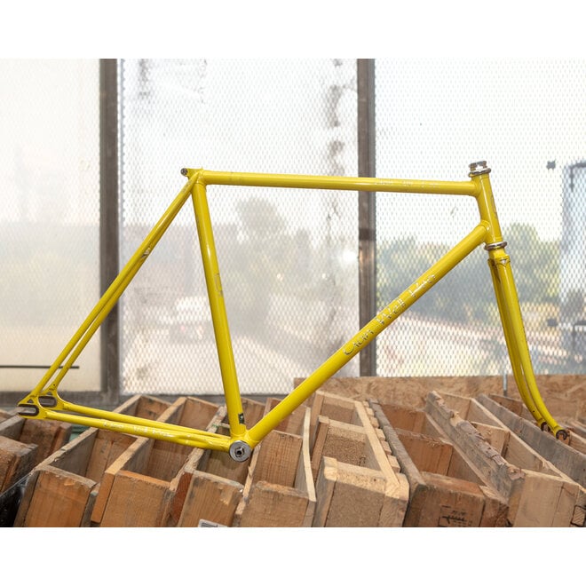 NJS Bridgestone Track Frame 51.5cm Black C L Cycles