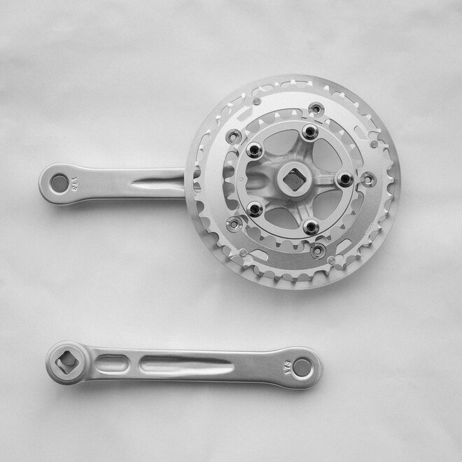 レアSILVER クランク 34/24 110/74 BCD RIVENDELL レアSILVER クランク 34/24 110/74 BCD RIVENDELL レアSILVER