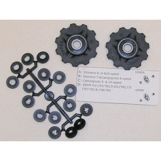 Velo Orange Universal Sealed Bearing Jockey Wheels Velo Orange Universal Sealed Bearing Jockey Wheels