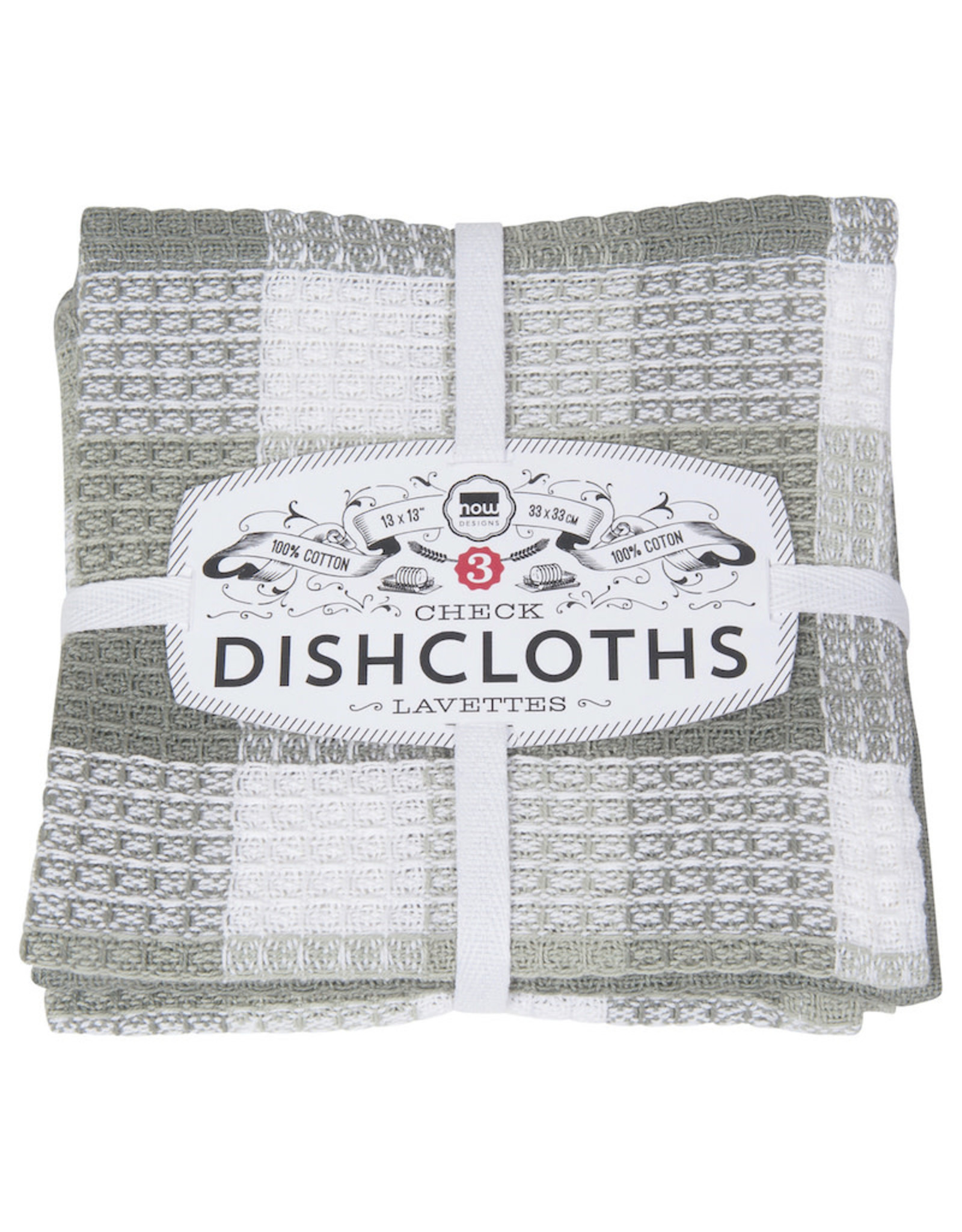 now designs Check Dishcloths
