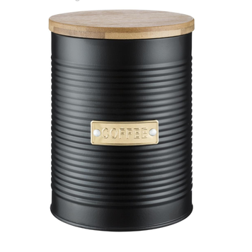 Black Coffee Tin