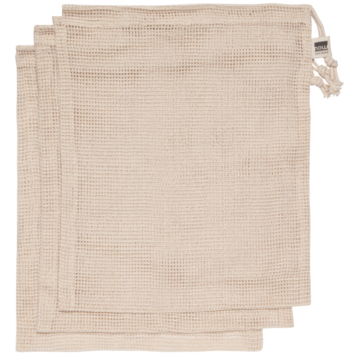 Unbleached Produce Bags, set of 3