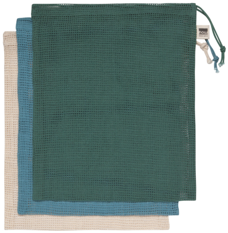 Pine Produce Bags, set of 3