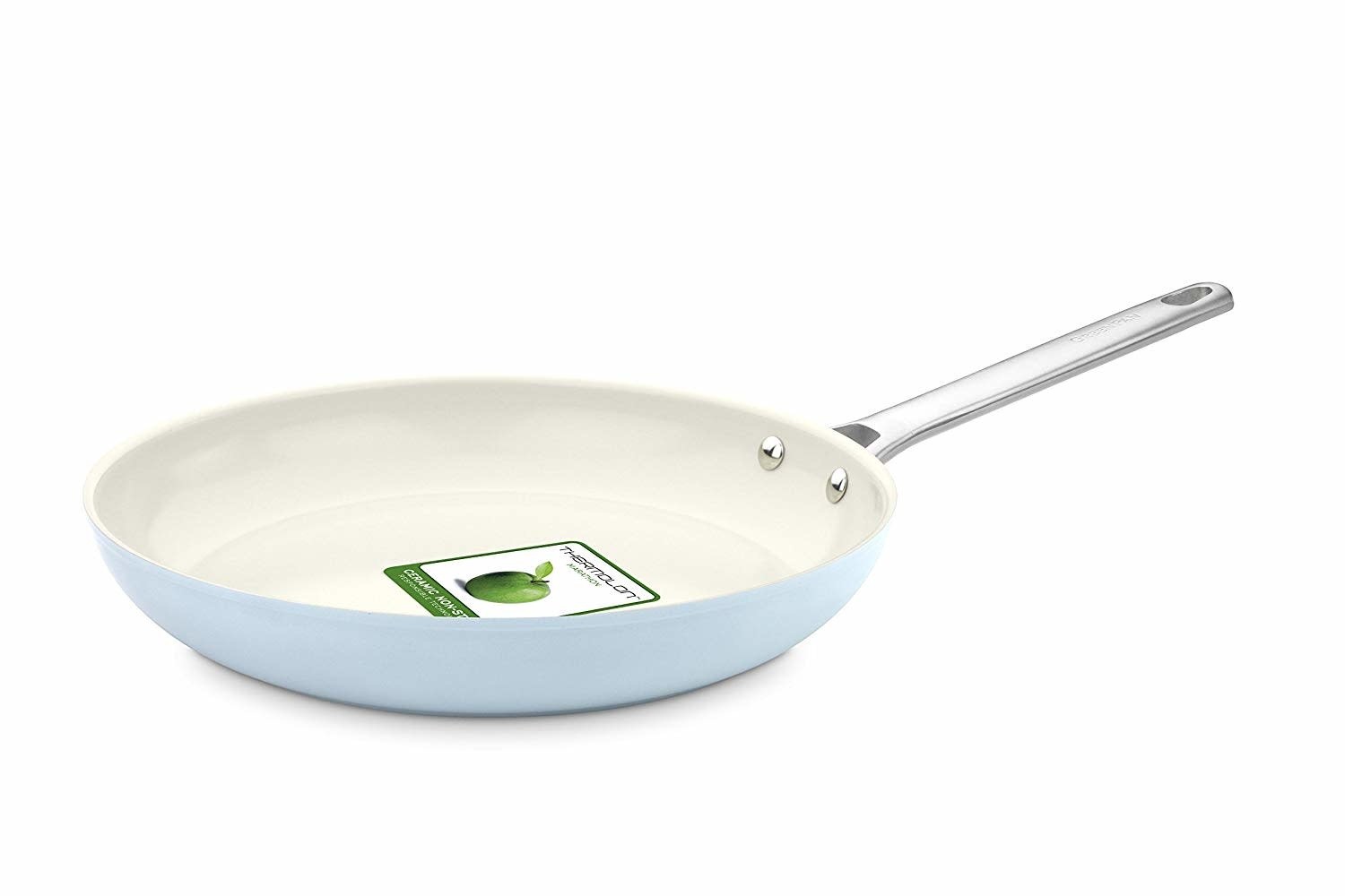 GreenPan - Padova Ceramic Non-Stick 8 & 10 Open Frypan Set - Blue