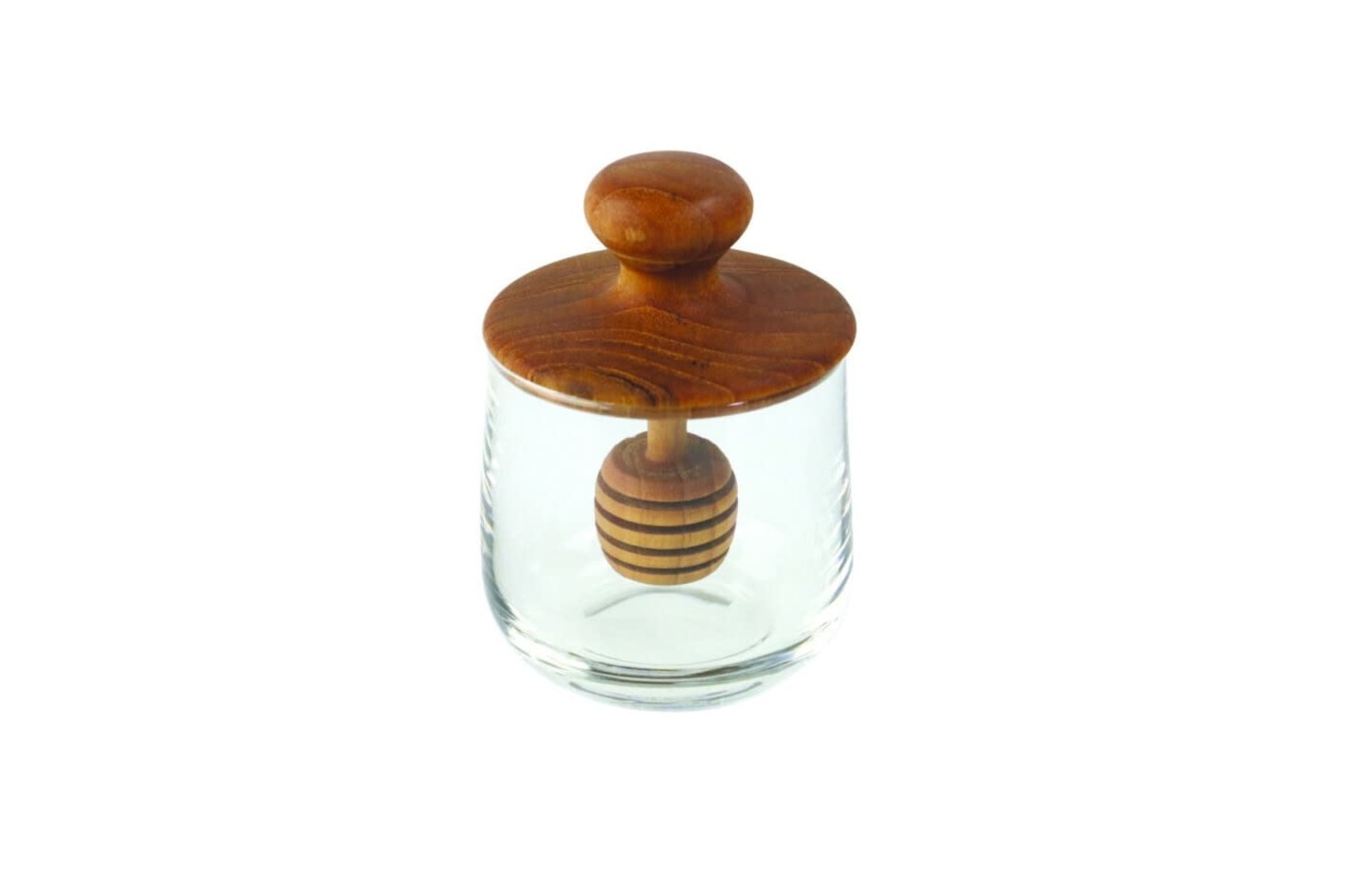 Glass Honey Jar with Spoon (large)