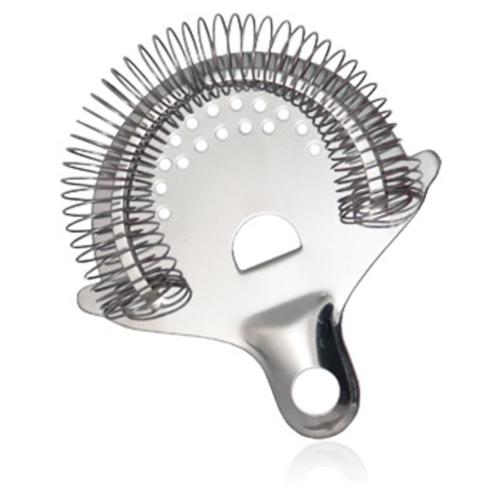OXO 1058016 SteeL 4 1/2 Stainless Steel 2-Prong Cocktail Strainer