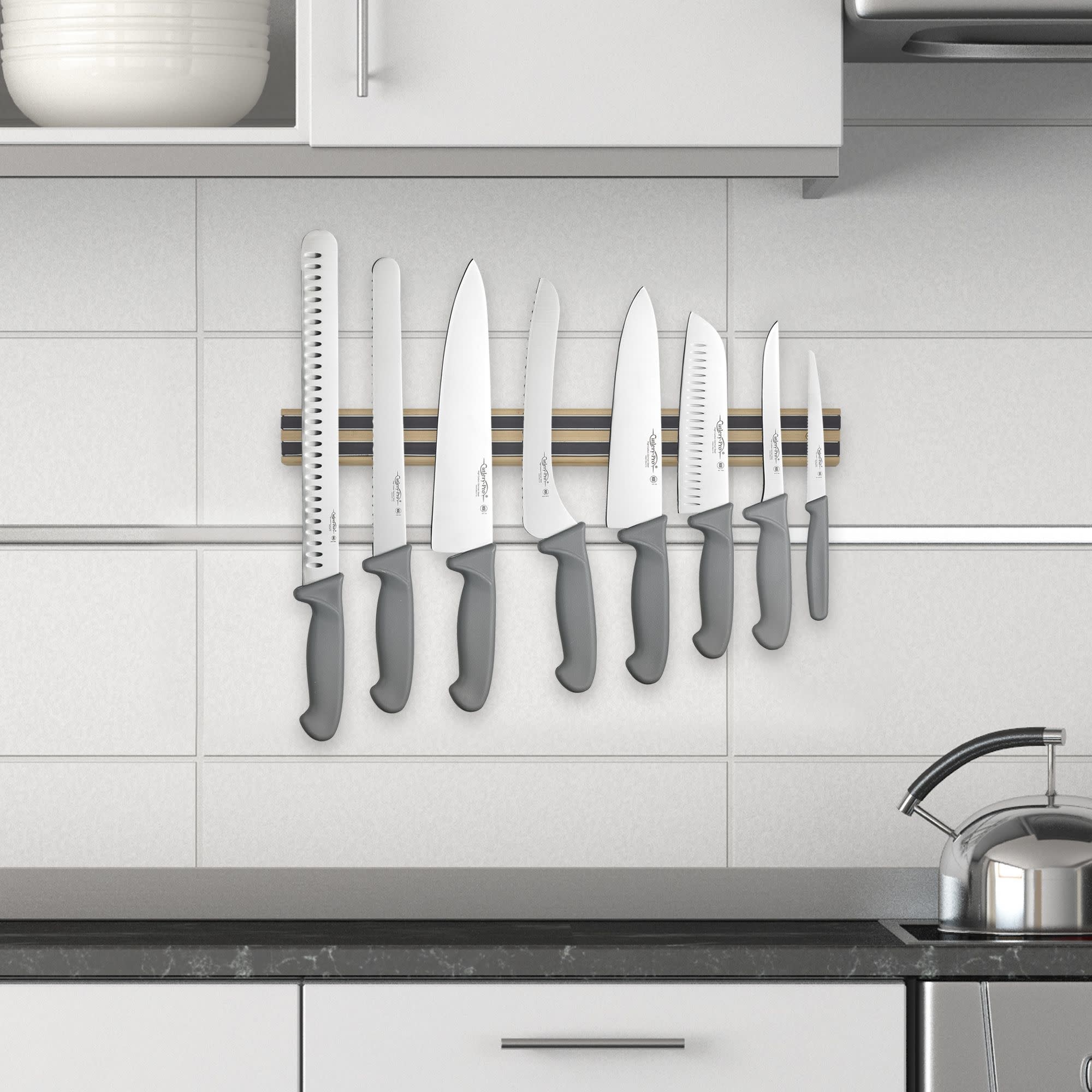 kitchen knives magnetic strip
