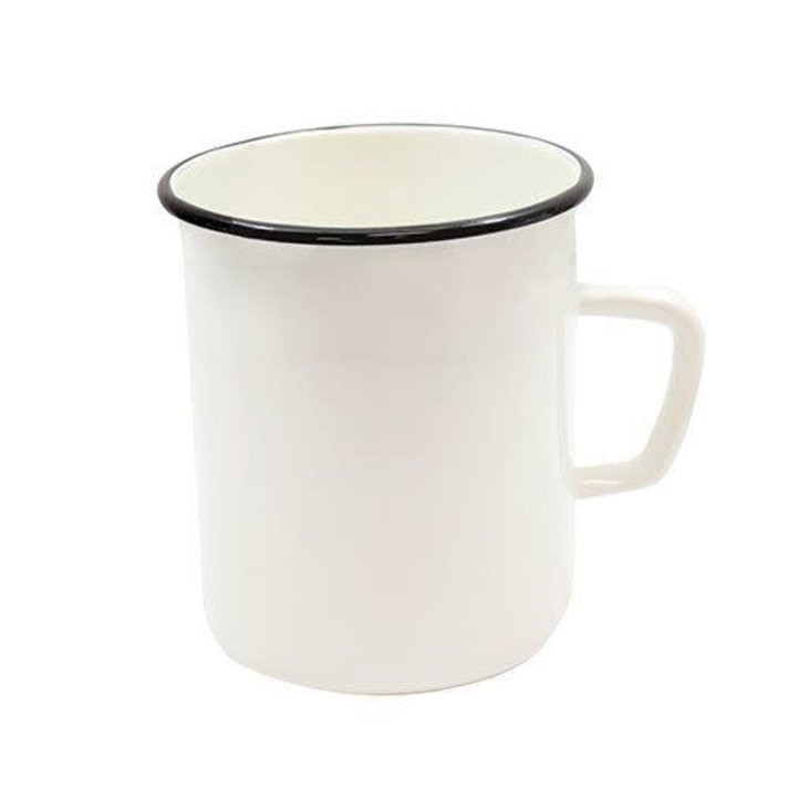 Dream Crusher - 14oz Ceramic White Statesman Coffee Mug, White