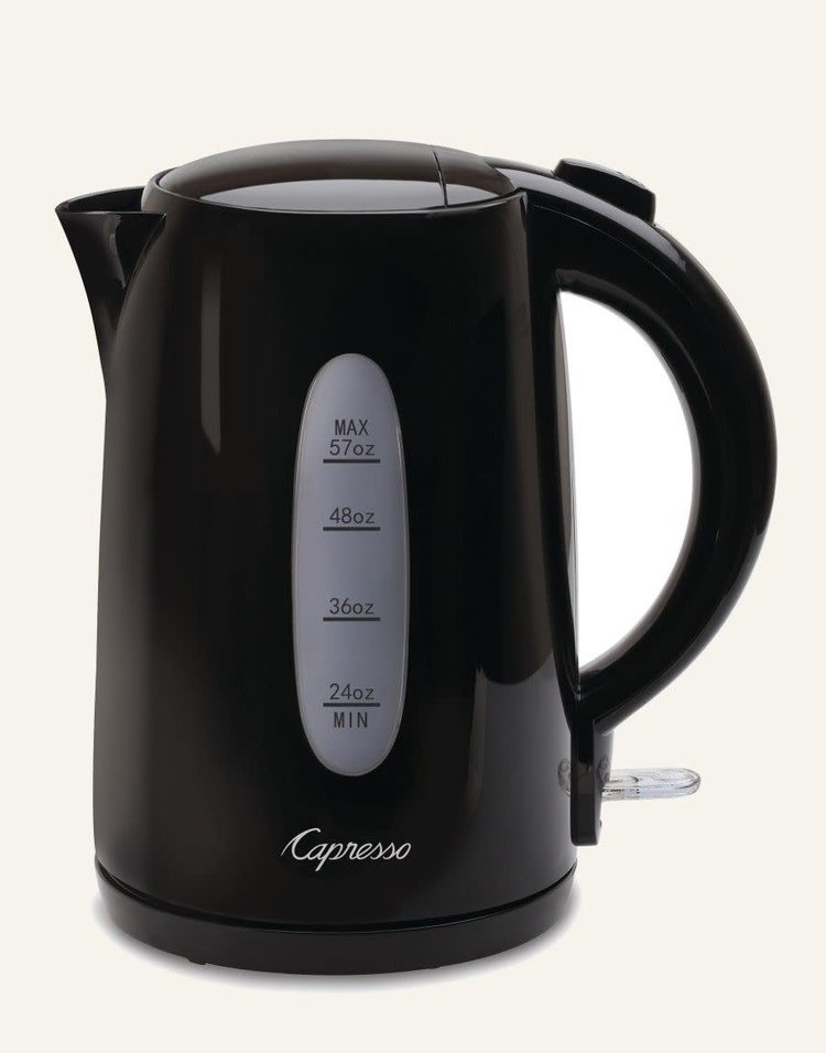 Capresso 57oz Black Electric Kettle