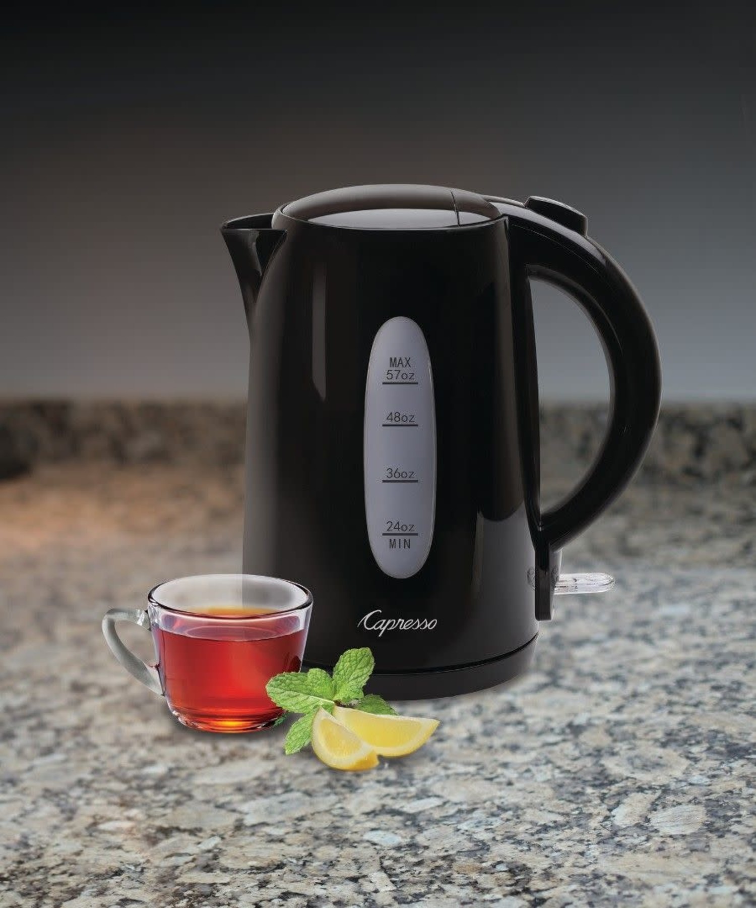 Capresso 57oz Black Electric Kettle - Whisk