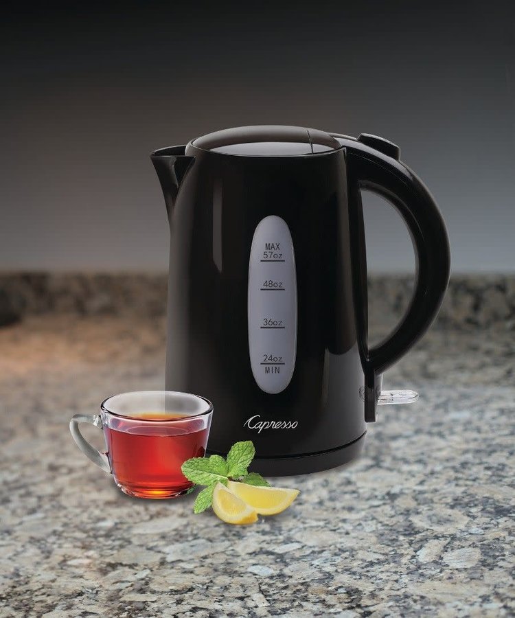 Capresso 57oz Black Electric Kettle