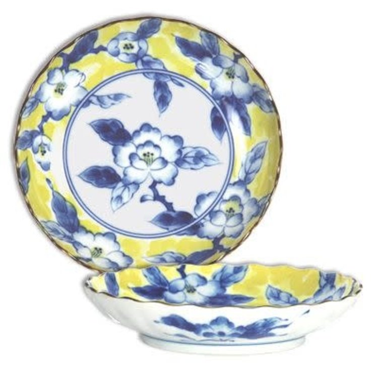 6.5" Floral Round Dessert Plate