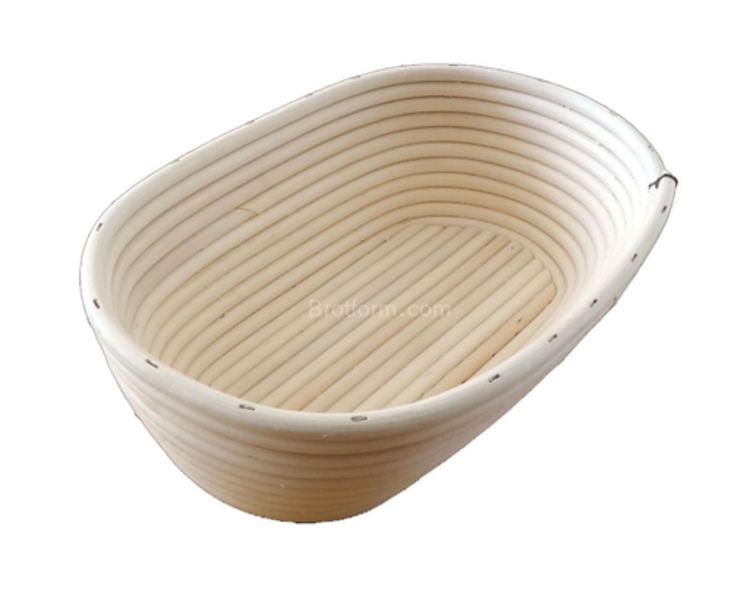 10.5" Oval Proofing Basket Whisk