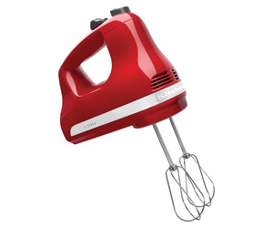 Kitchenaid Ultra Power Hand Mixer, 5 Speeds, Empire Red