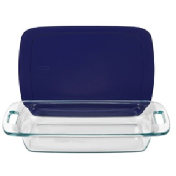 Pyrex Easy Grab 3-qt Oblong Baking Dish w/Red Lid (9 x 13)