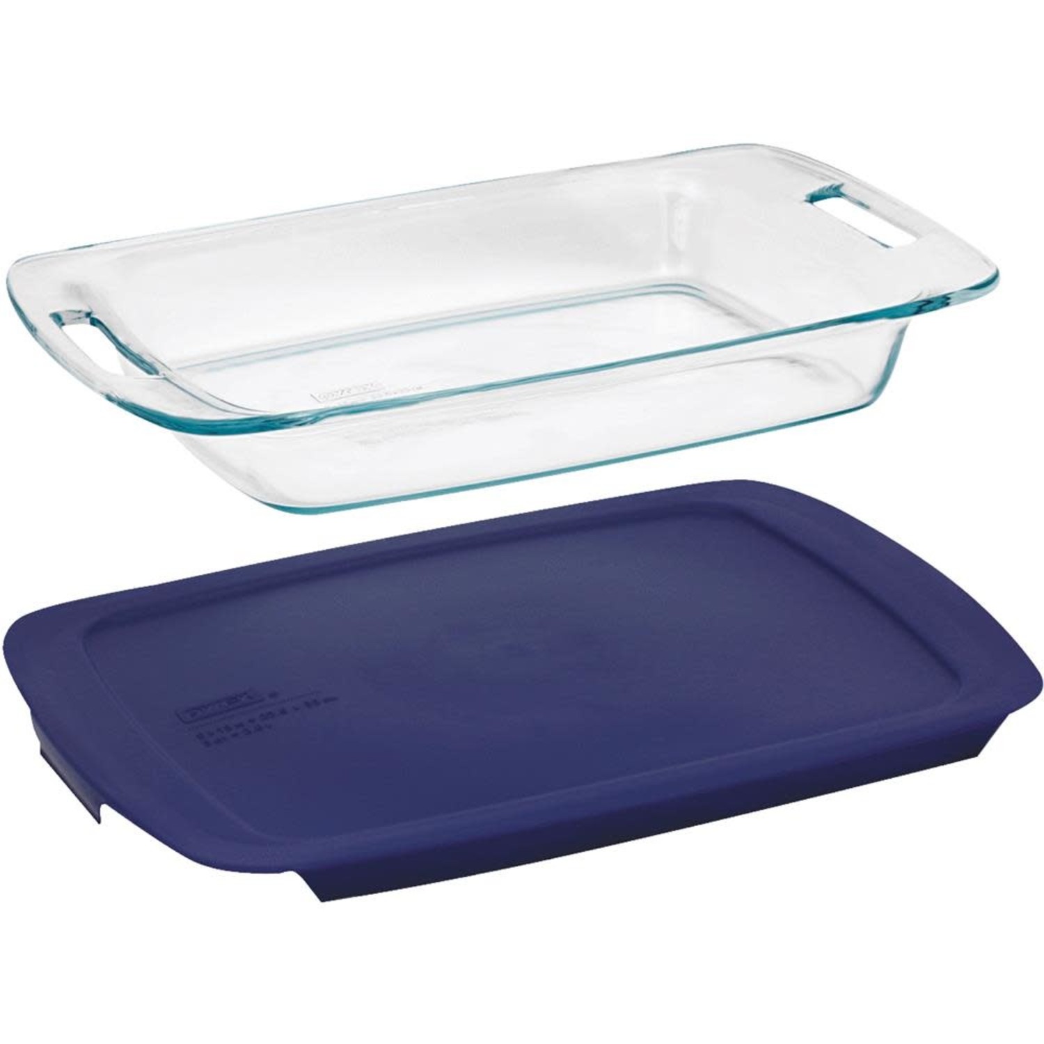 13x7.5 Inch Glass Casserole Dish With Stainless Steel Lid - 1.9 Qt Baking Pan For Oven & Microwave
