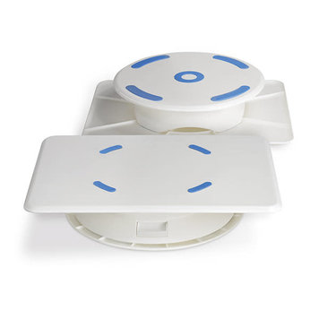 Two Sided Revolving Cake Stand