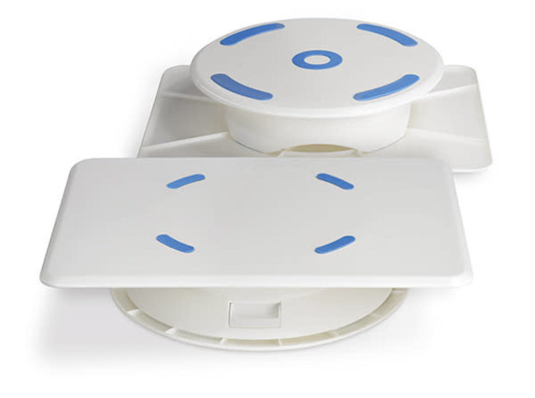 Two Sided Revolving Cake Stand