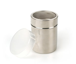 Stainless Steel Spice Shaker, Powder Shaker Coffee Sieve Fine Mesh Strainer  With Lid (d-583-a)